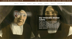 Desktop Screenshot of carmelitesistersocd.com